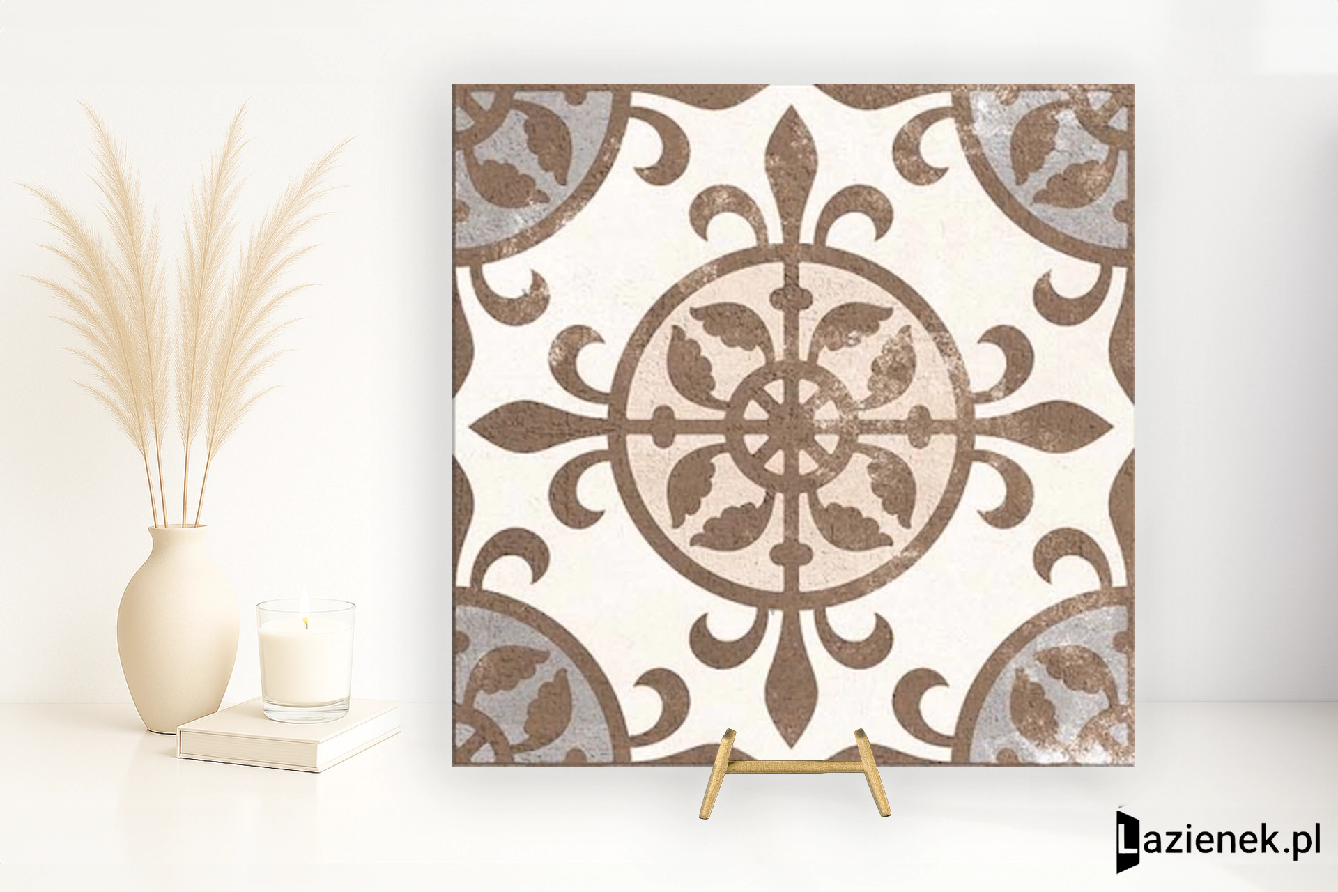 Casalgrande Padana Opus Multicolor Beige B połaczenie mat-poler 20x20 cm gr. 9 mm - płytka rektyfikowana/10400295
